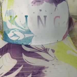 King Mesh Colorful Floral Trucker Cap Hat